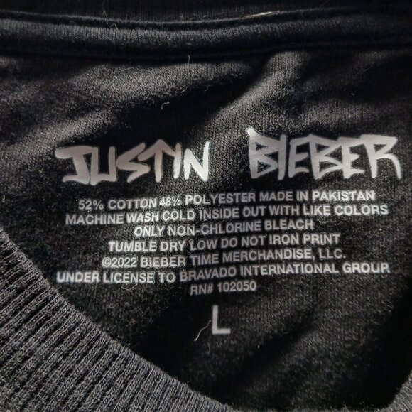 Justin Bieber sweatshirt - size large - unisex - Picture 3 of 5